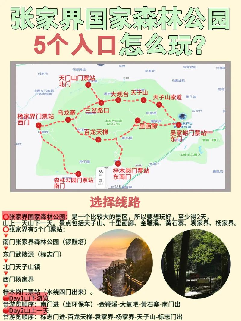 张家界旅游路线有哪些