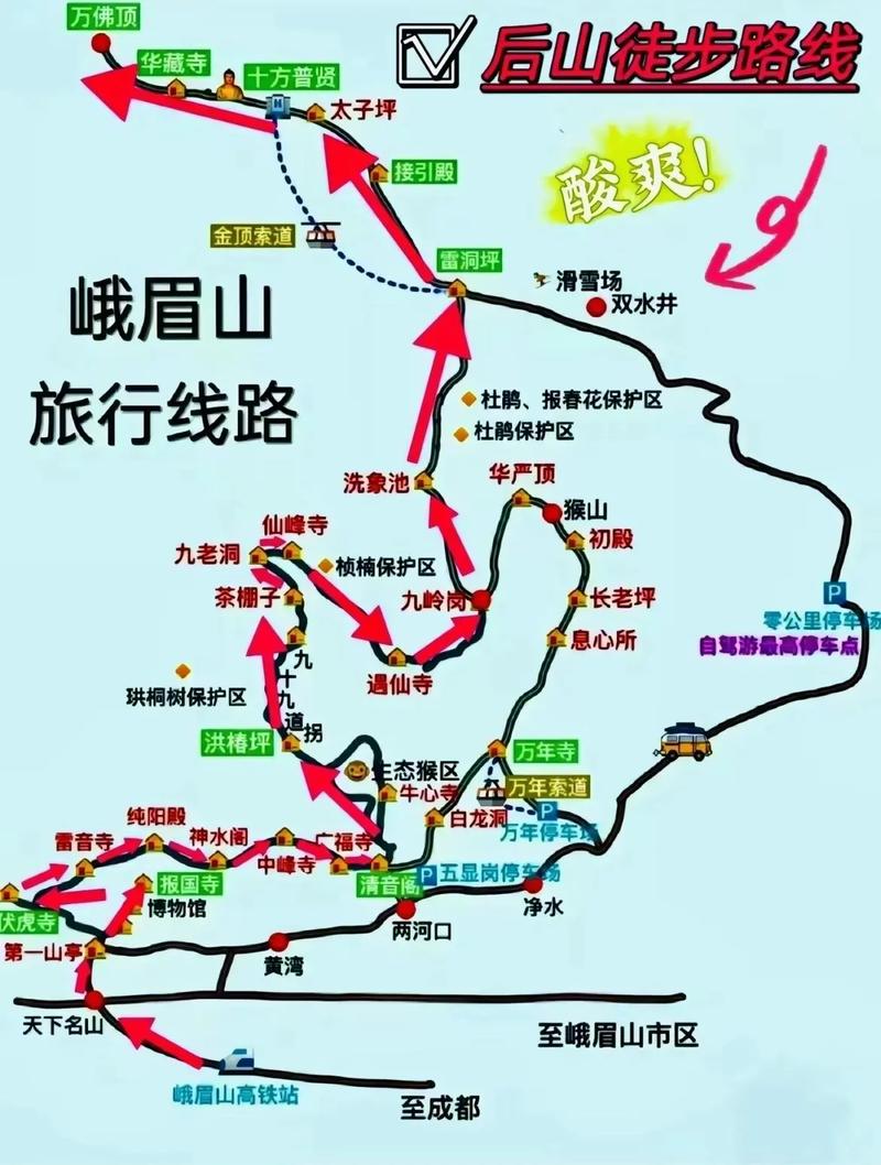 只有两天时间求从成都去峨眉山旅游的路线和攻略谢谢(图1)