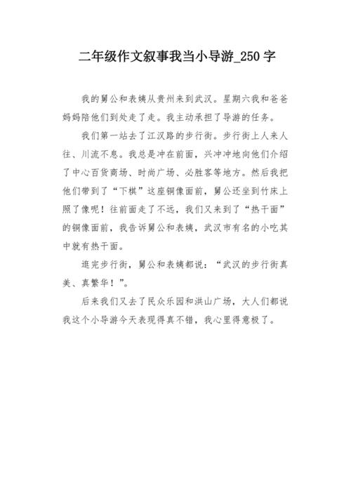 我当导游怎么样