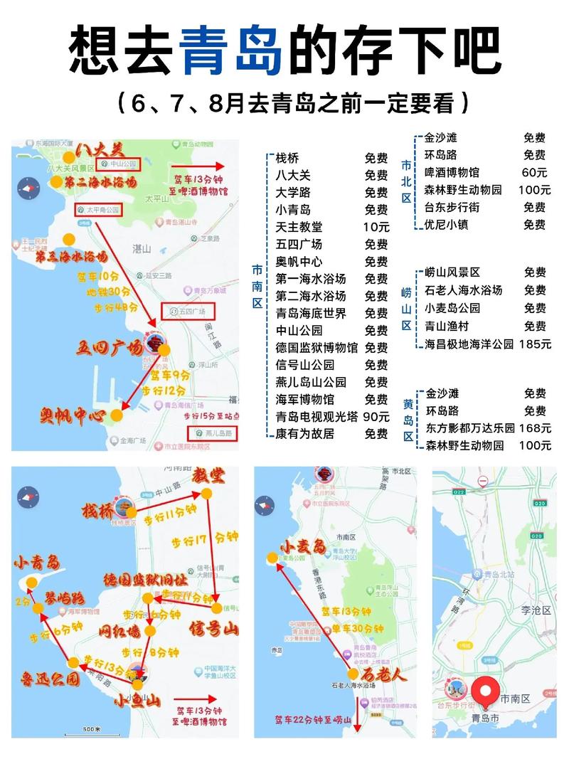 8月份想带姑娘去青岛旅游自助游想找干净安全价格合理的旅店